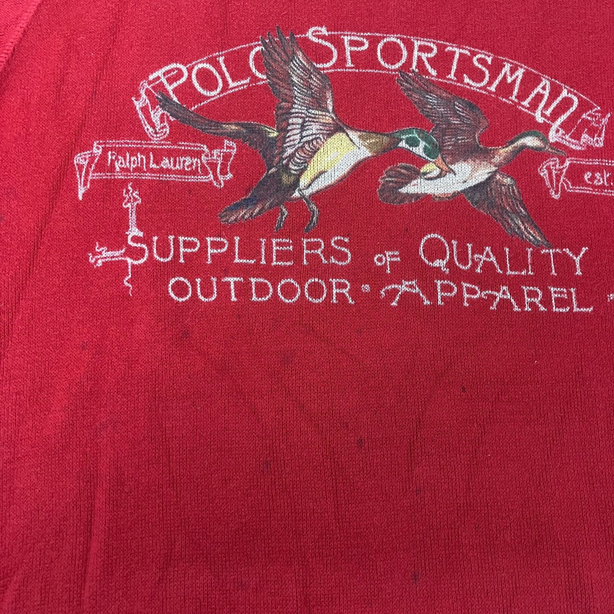POLO RALPH LAUREN POLO SPORTS MANクルーネックコットンニット 古着・中古-5枚目のアイテム画像