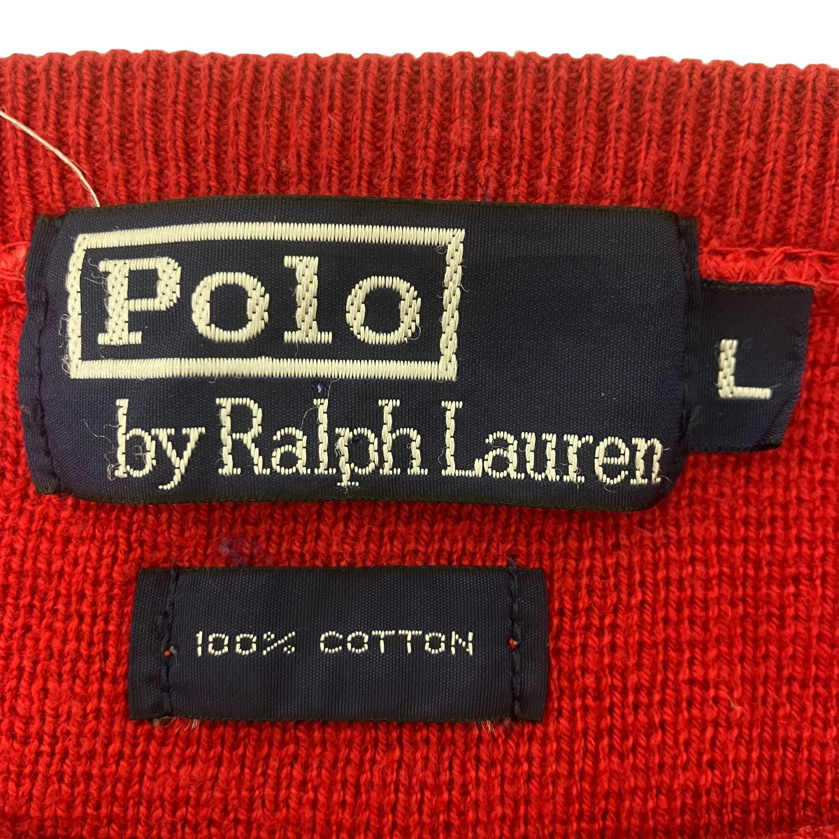 POLO RALPH LAUREN POLO SPORTS MANクルーネックコットンニット 古着・中古-8枚目のアイテム画像