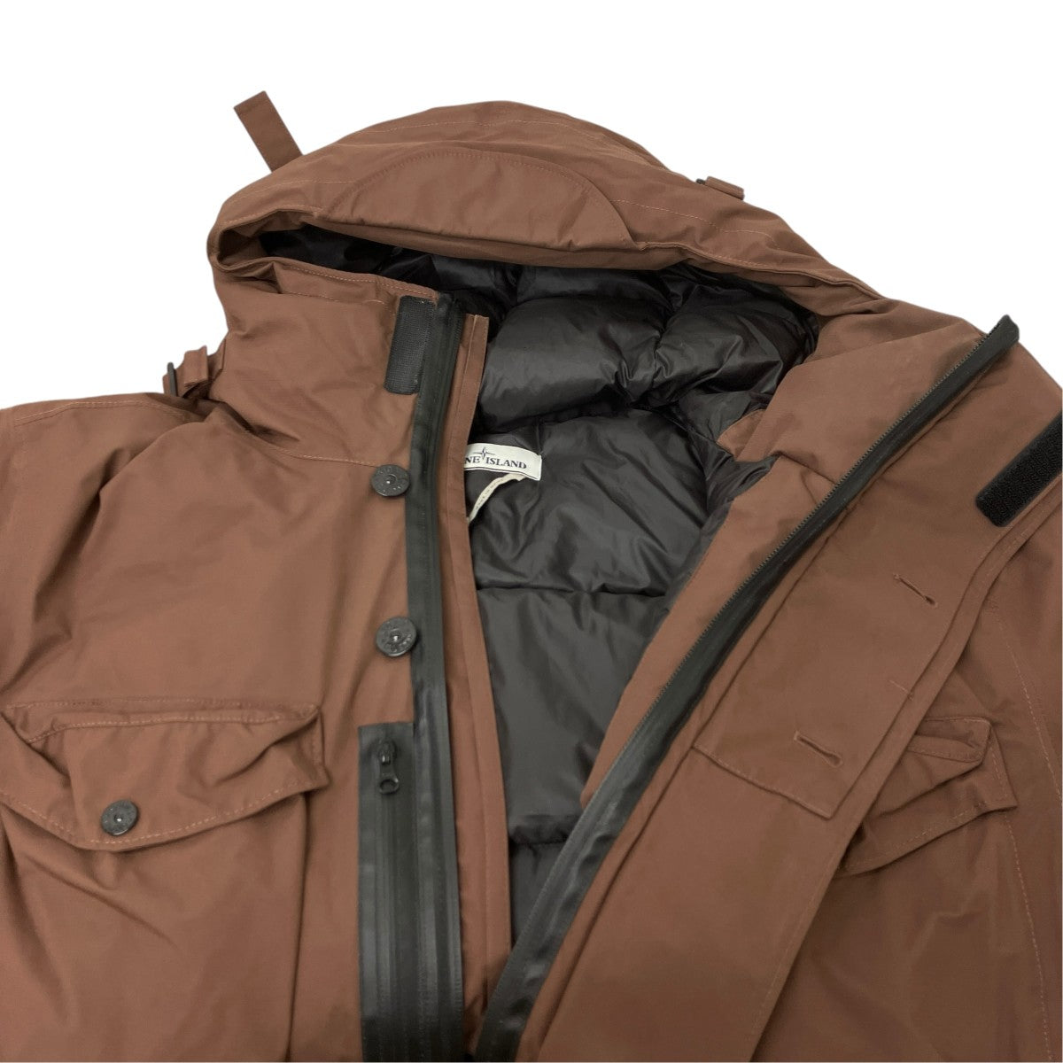 STONE ISLAND ダウンジャケット 古着・中古-4枚目のアイテム画像