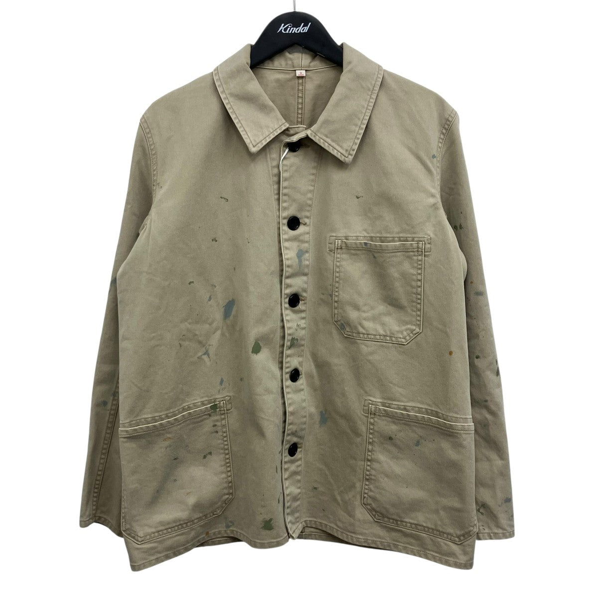 ISSUETHINGS ペイントデザインカバーオール 古着・中古-1枚目のアイテム画像