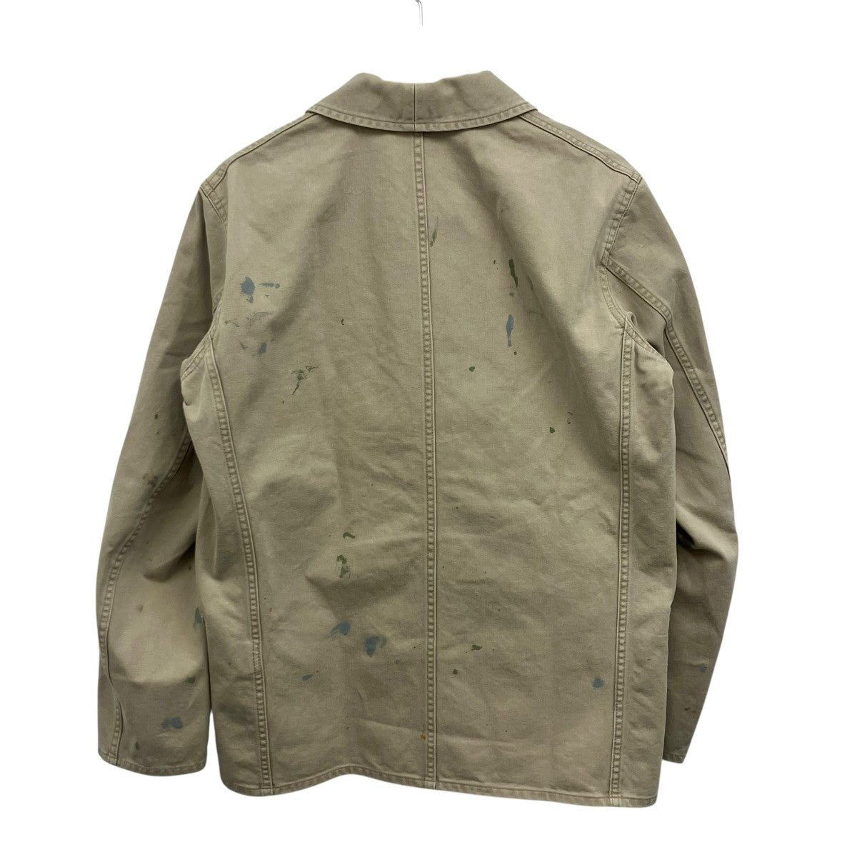 ISSUETHINGS ペイントデザインカバーオール 古着・中古-2枚目のアイテム画像