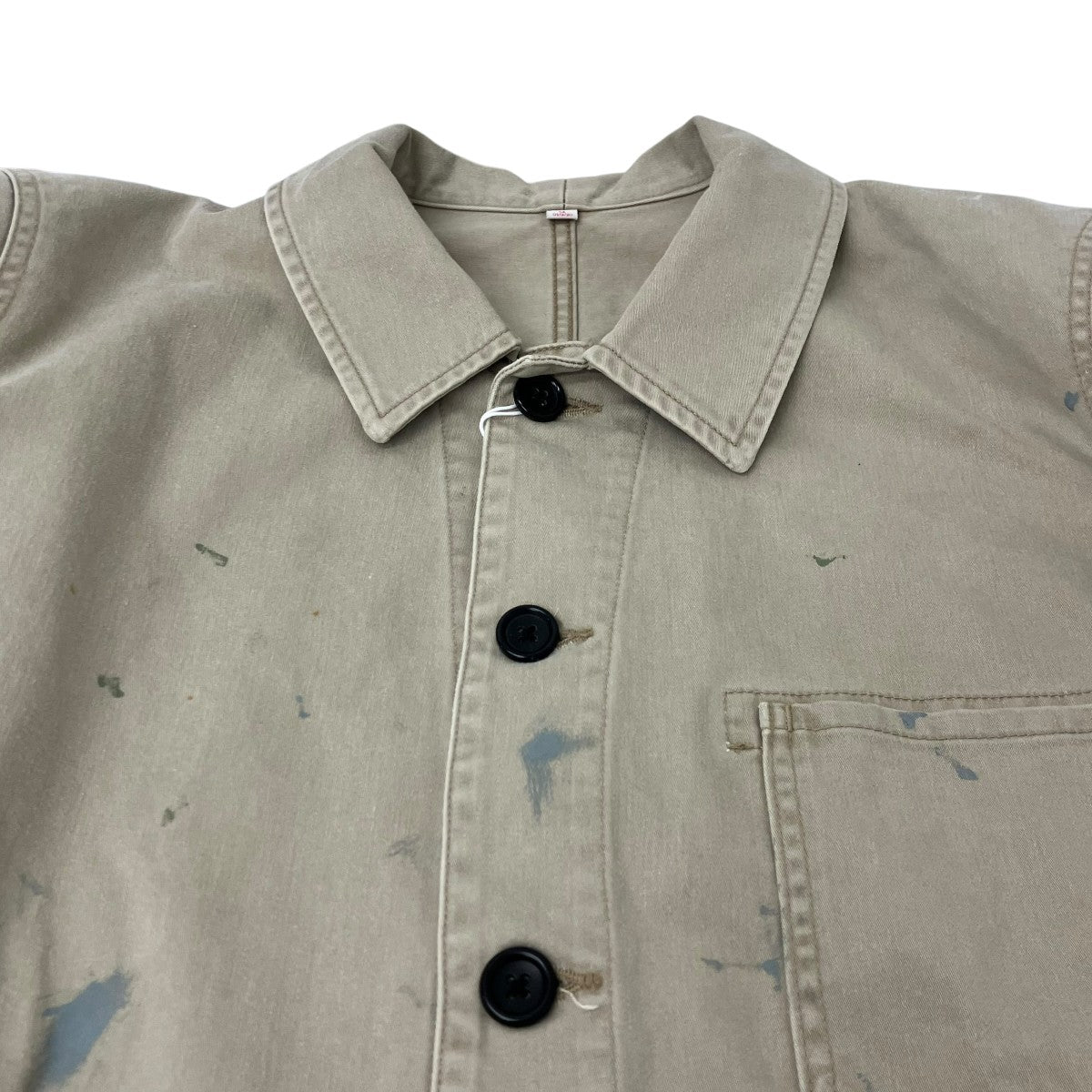 ISSUETHINGS ペイントデザインカバーオール 古着・中古-4枚目のアイテム画像