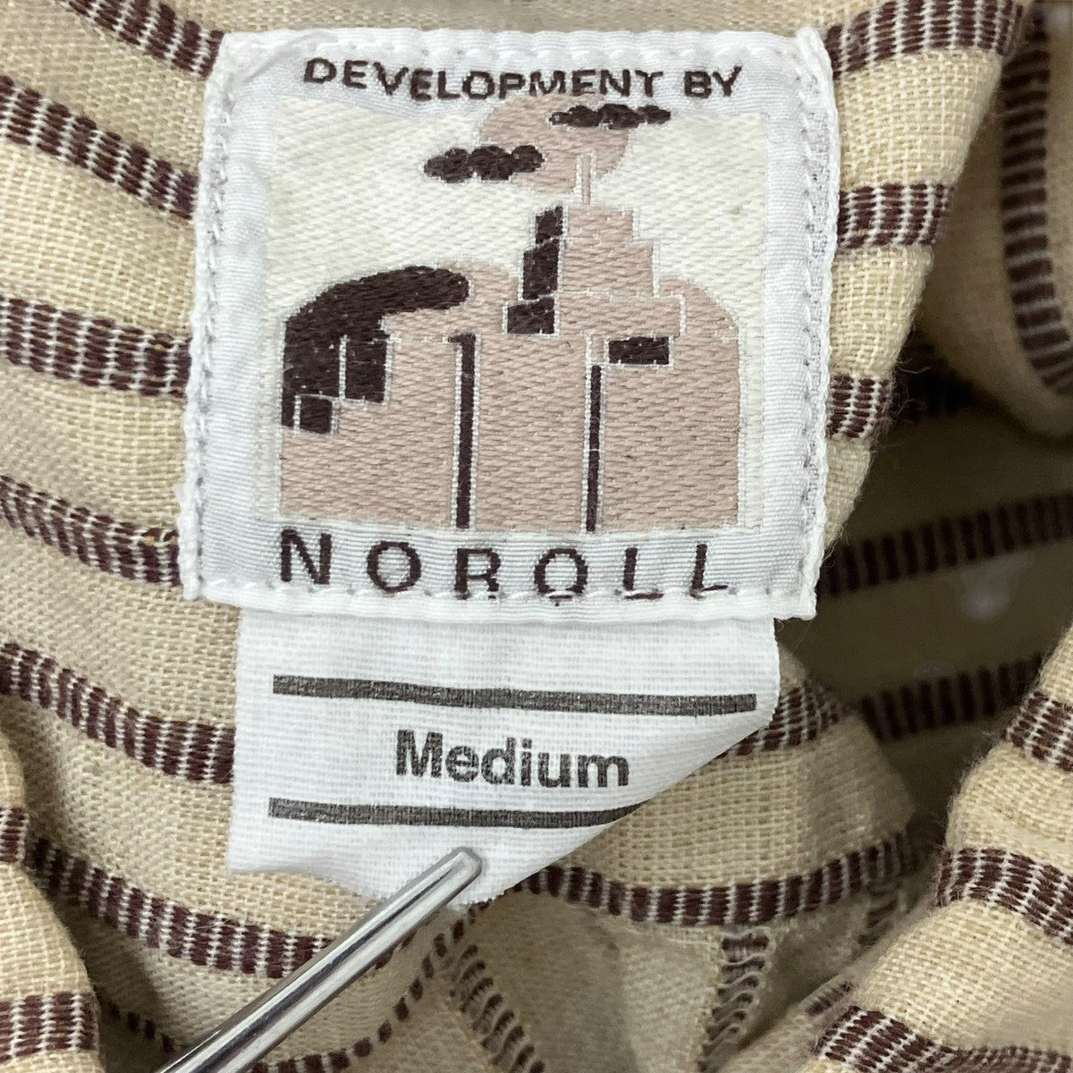 NOROLL ストライプシャツ 古着・中古-5枚目のアイテム画像