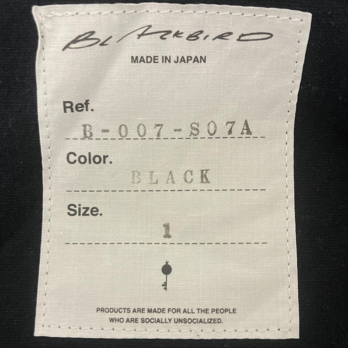 BLACKBIRD toile shirt トワルシャツ 古着・中古-5枚目のアイテム画像