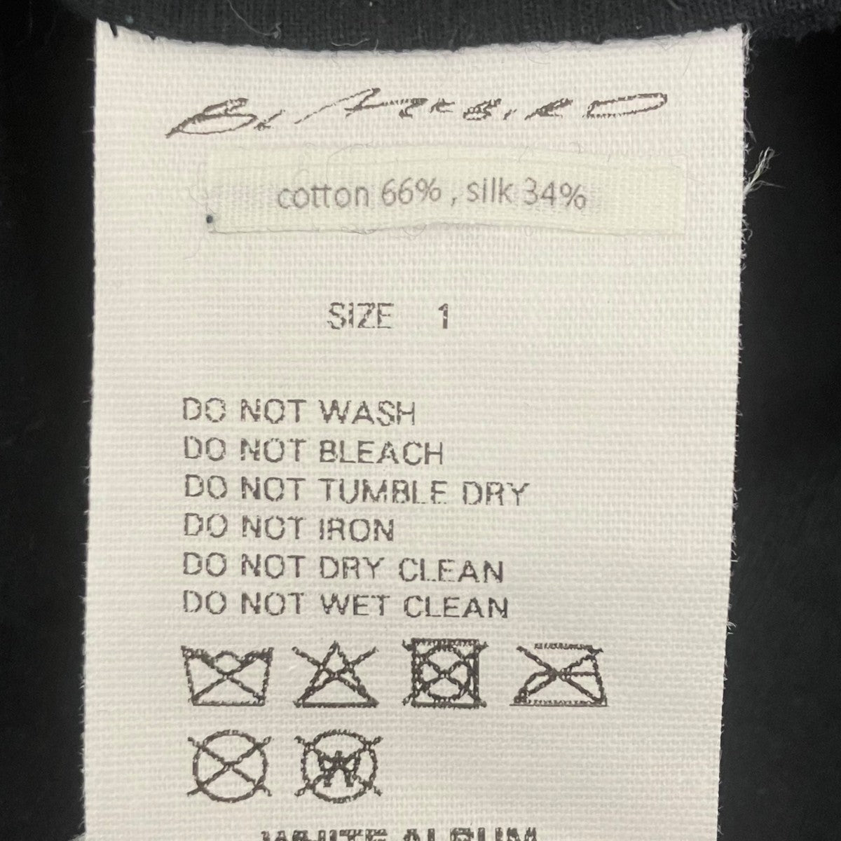 BLACKBIRD toile shirt トワルシャツ 古着・中古-6枚目のアイテム画像