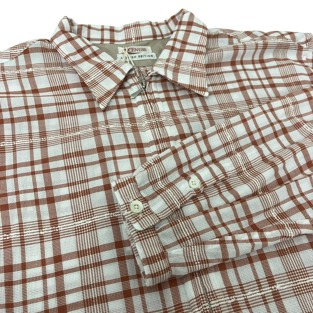 NICENESS GIGLI Long Zip Pullover Shirt プルオーバージップシャツ 古着・中古-4枚目のアイテム画像