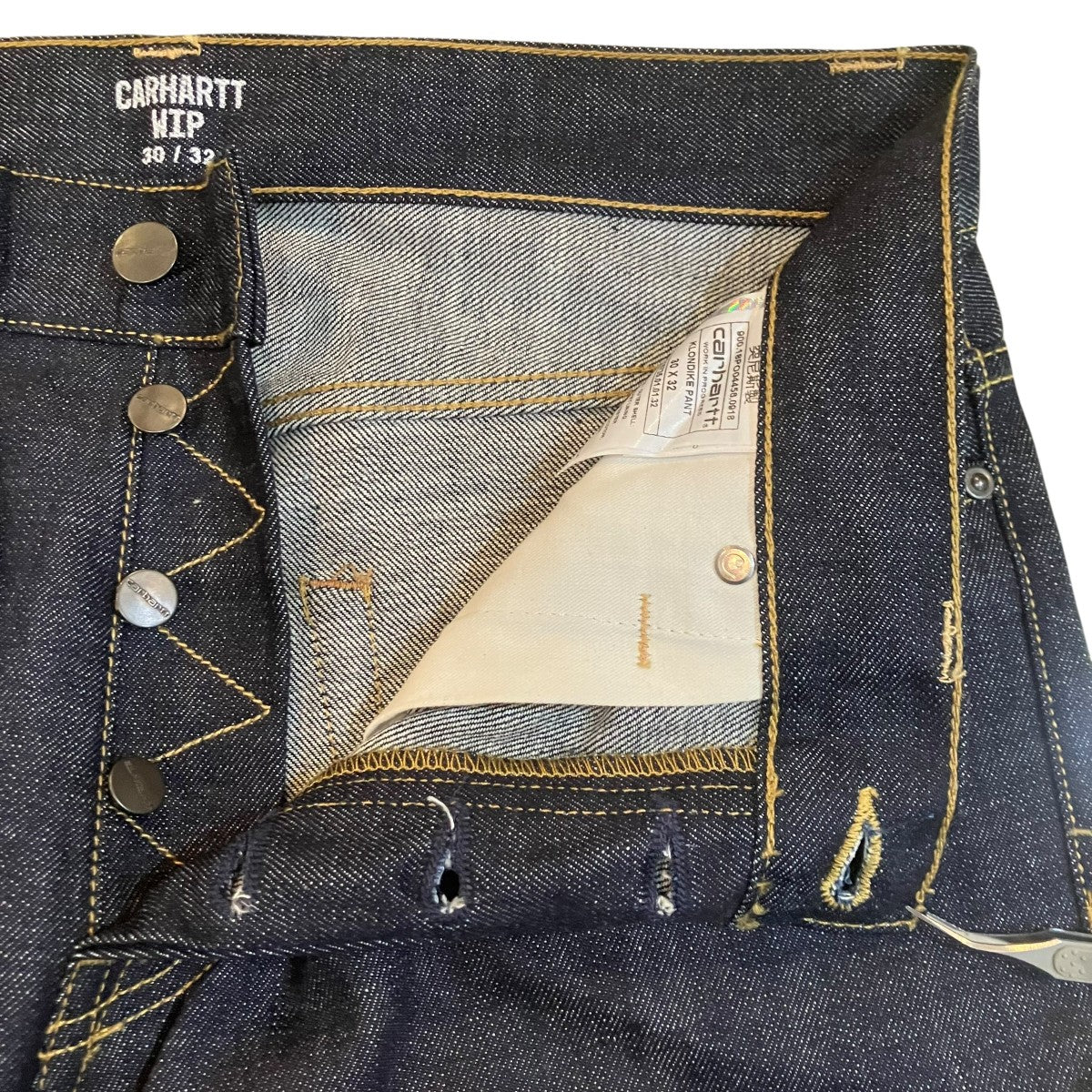 CARHARTT WIP Klondike Pants デニムパンツ 古着・中古-3枚目のアイテム画像