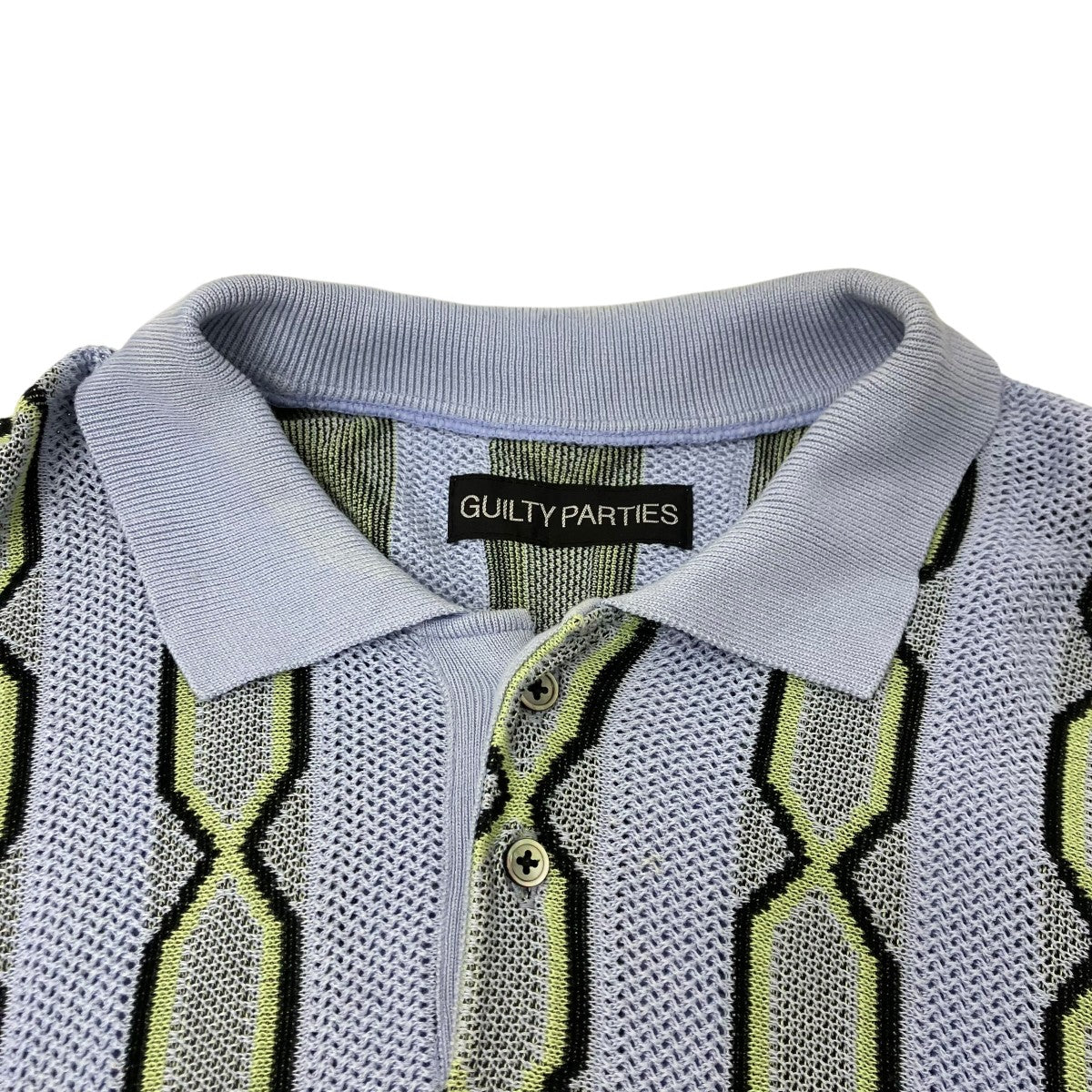 WACKO MARIA ニットポロシャツ 古着・中古-4枚目のアイテム画像