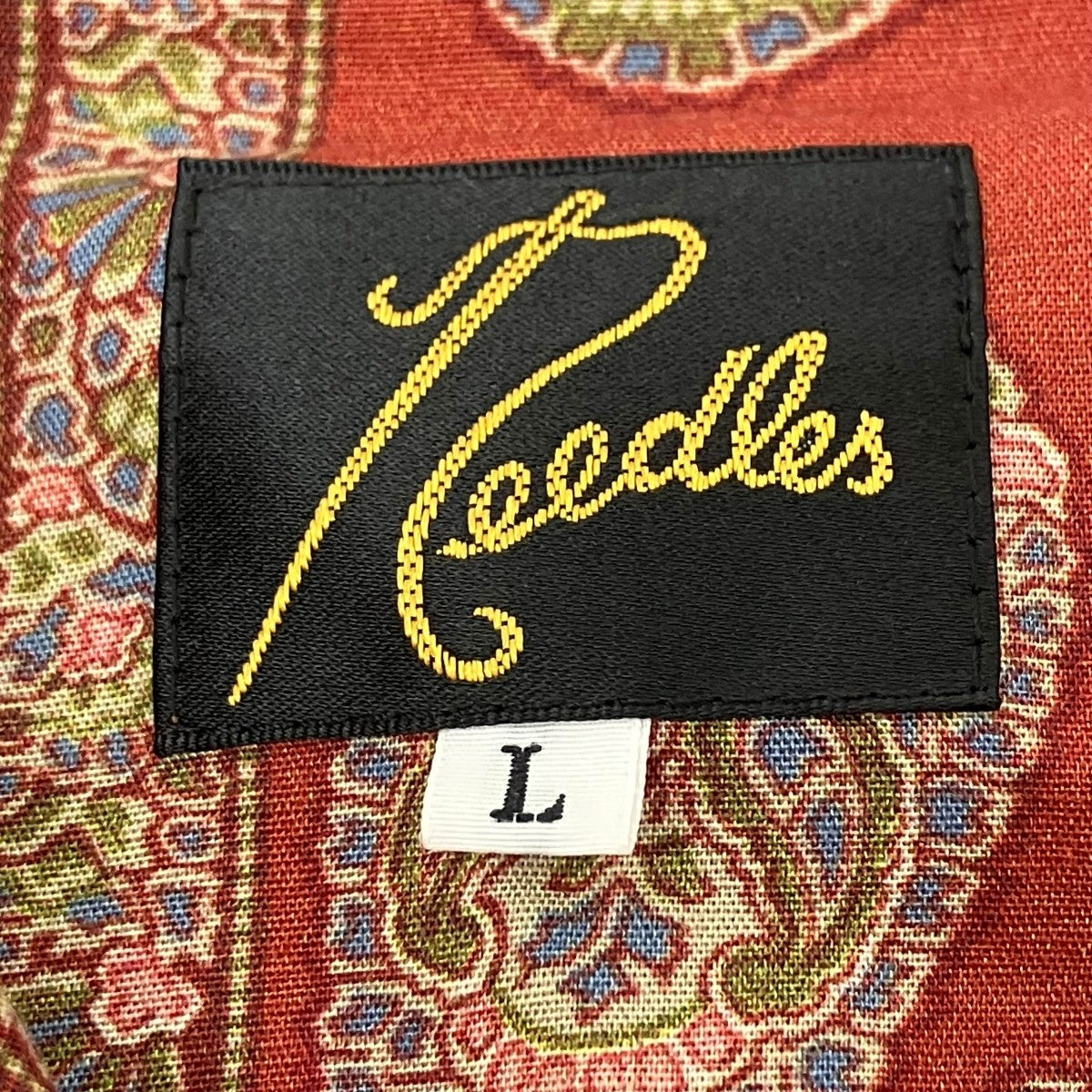 NEEDLES ペイズリー開襟シャツ 古着・中古-5枚目のアイテム画像