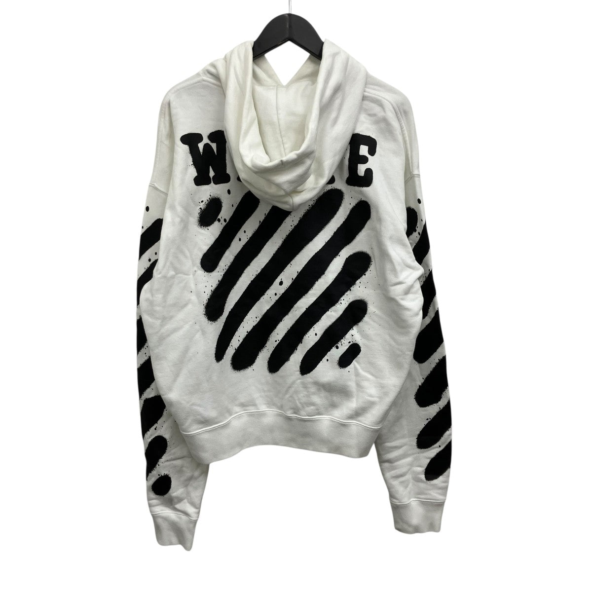 OFFWHITE(オフホワイト) バックスプレーバイアスプリントパーカー