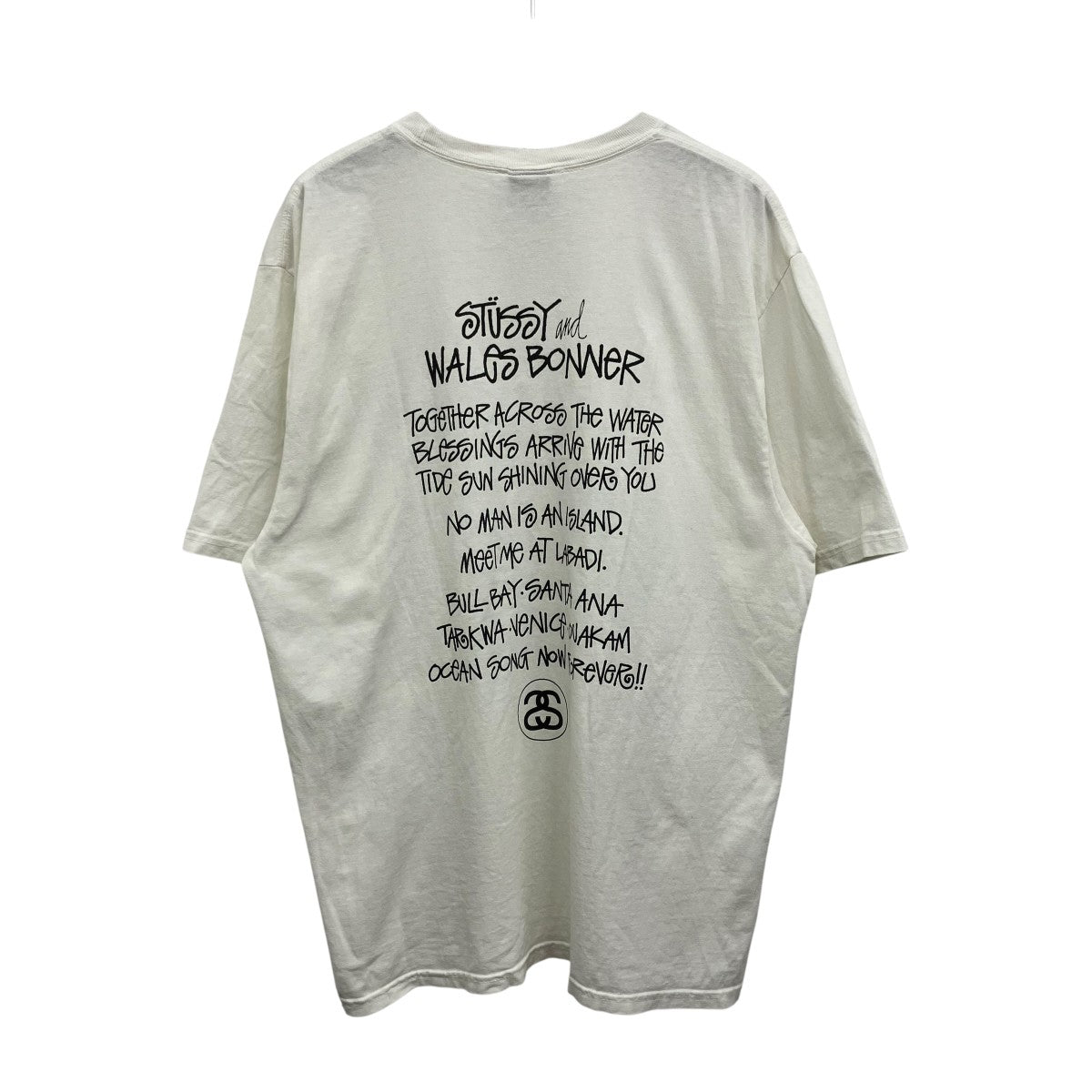 stussy×WALES BONNER プリントTシャツ 古着・中古-2枚目のアイテム画像
