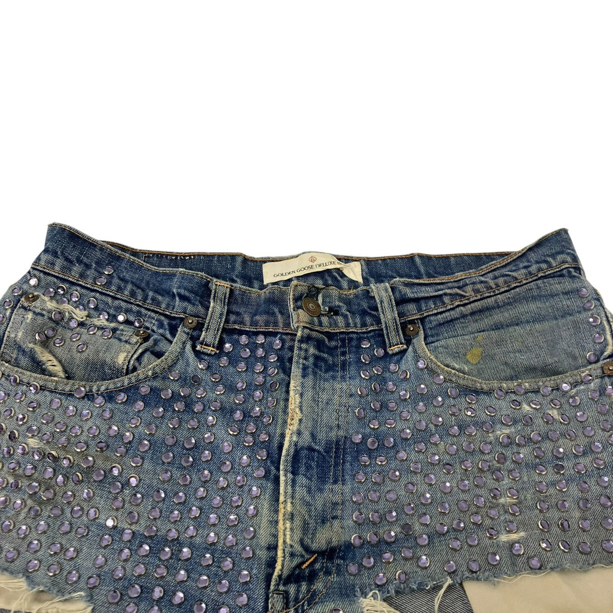 GOLDEN GOOSE リメイクスタッズデニムパンツ 古着・中古-3枚目のアイテム画像