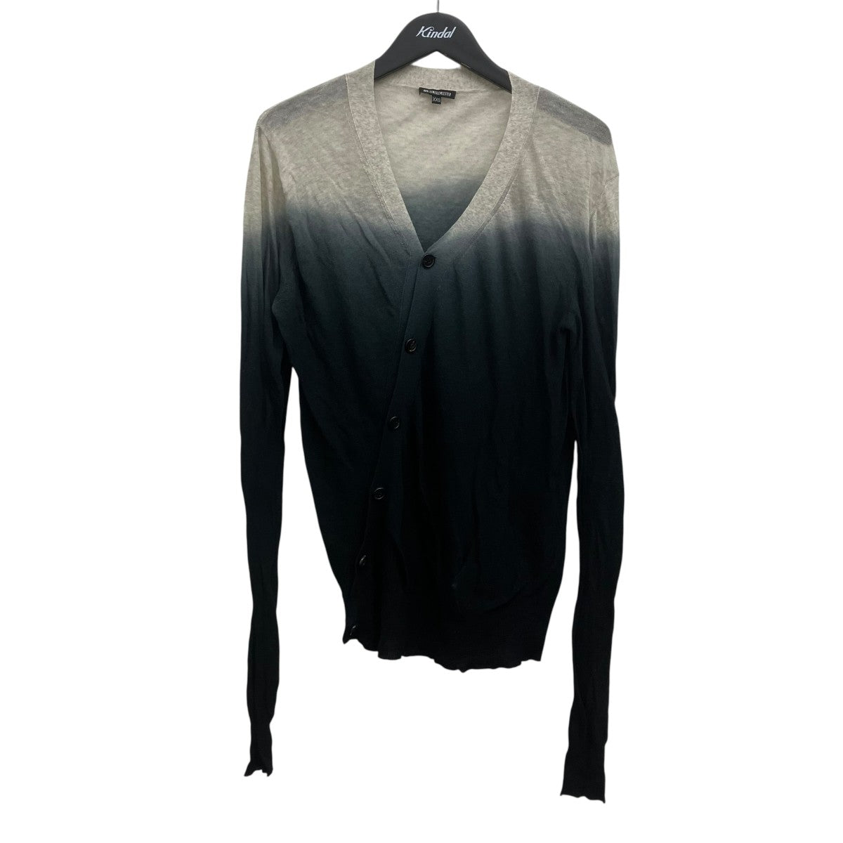 ANN DEMEULEMEESTER グラデーションニットカーディガン 古着・中古-1枚目のアイテム画像