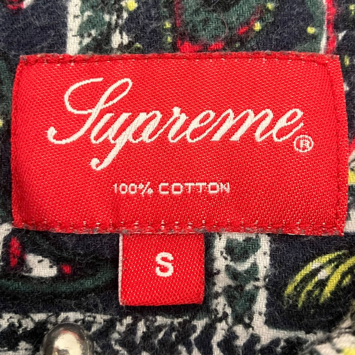 Supreme Broken Paisley Flannel Zip Up Shirtジップアップシャツジャケット 古着・中古-5枚目のアイテム画像