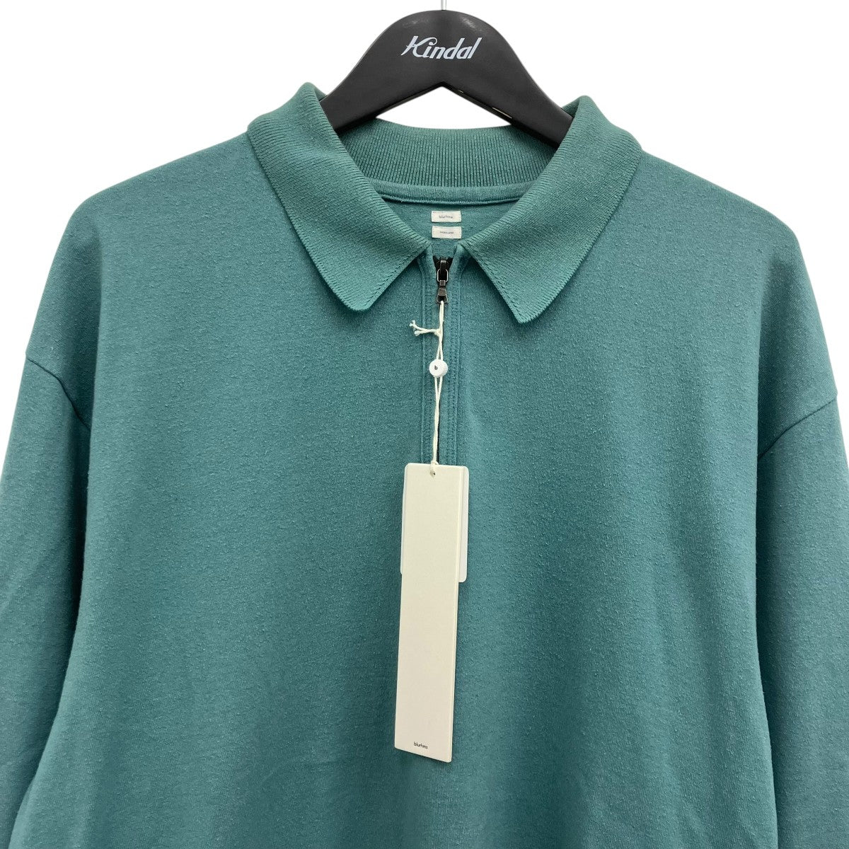 blurhms Co Silk Nep Harf-Zip Shirt ハーフジップニットポロシャツ 古着・中古-3枚目のアイテム画像