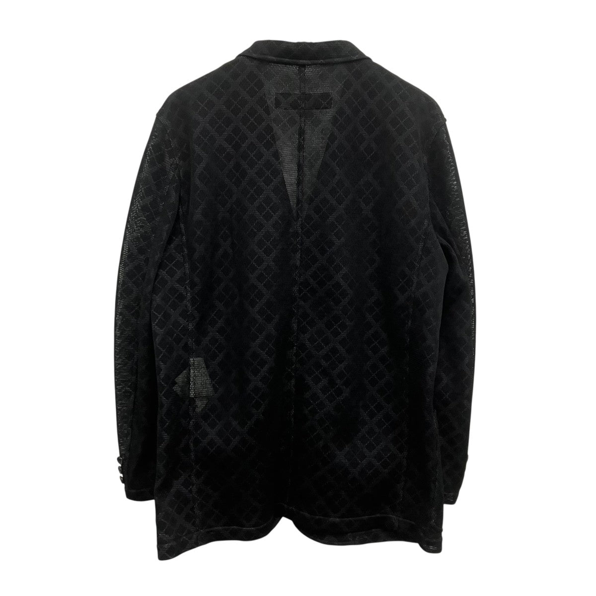 COMME des GARCONS HOMME 2001 田中オム メッシュテーラードジャケット 古着・中古-2枚目のアイテム画像
