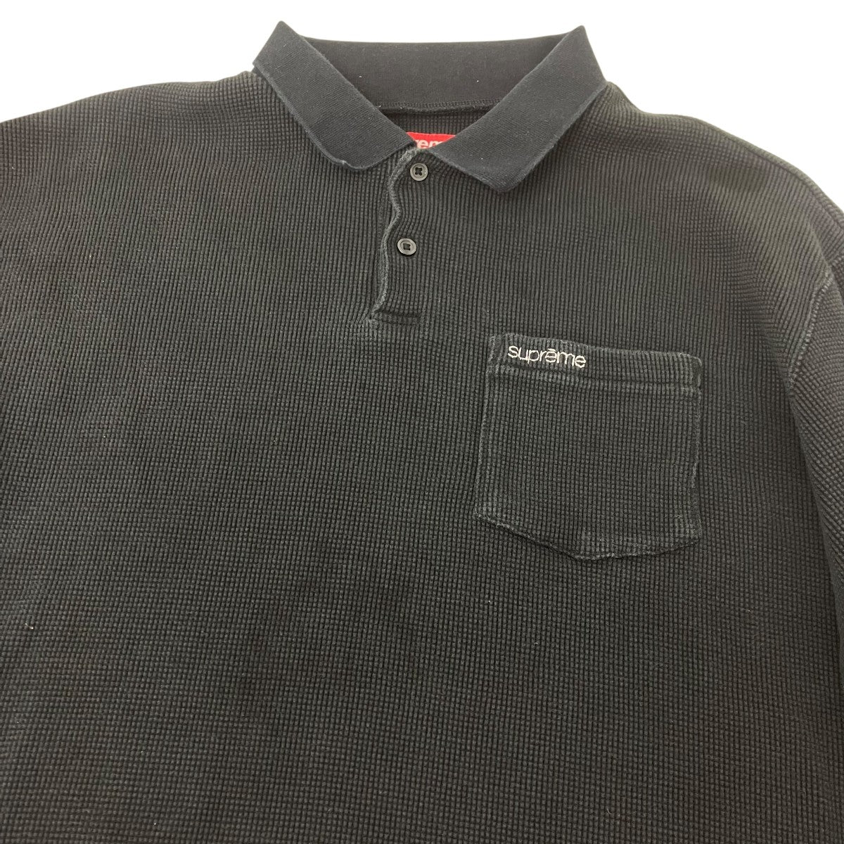 Supreme Thermal L S Poloポロシャツ 古着・中古-4枚目のアイテム画像