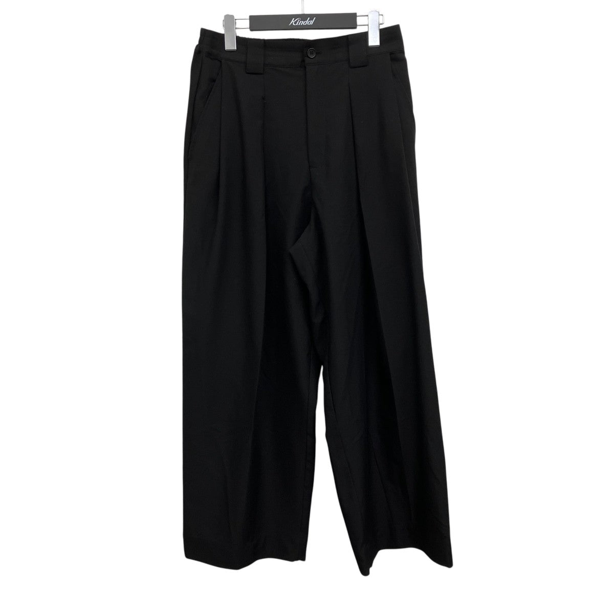 JOURNAL STANDARD relume ダブルプリーツ ヒールカットスラックス 古着・中古-1枚目のアイテム画像
