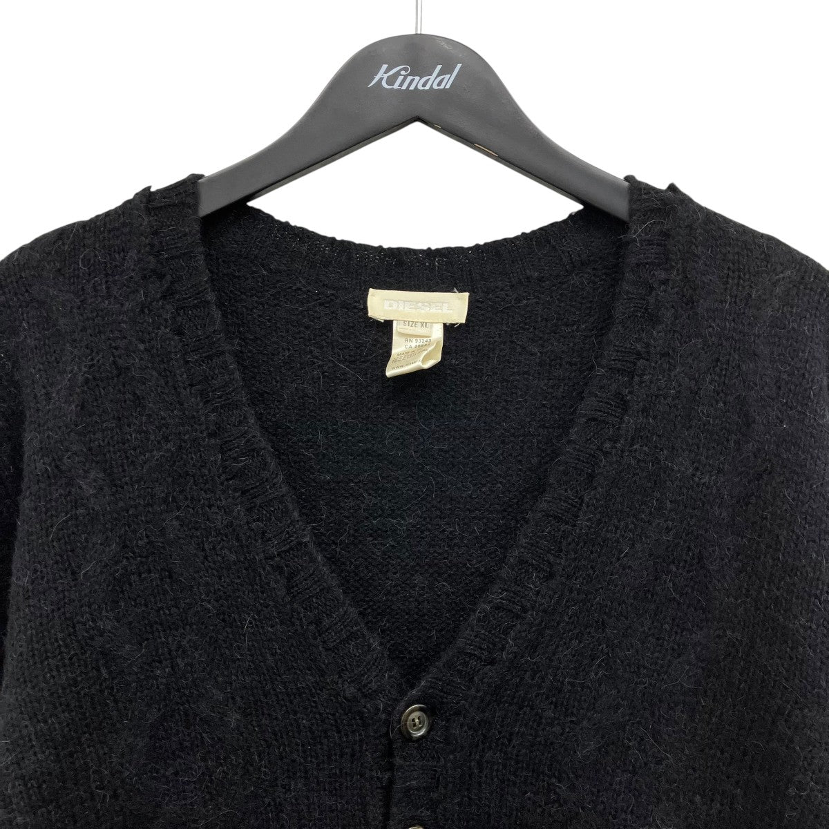 DIESEL プルオーバーVネックニット 古着・中古-3枚目のアイテム画像