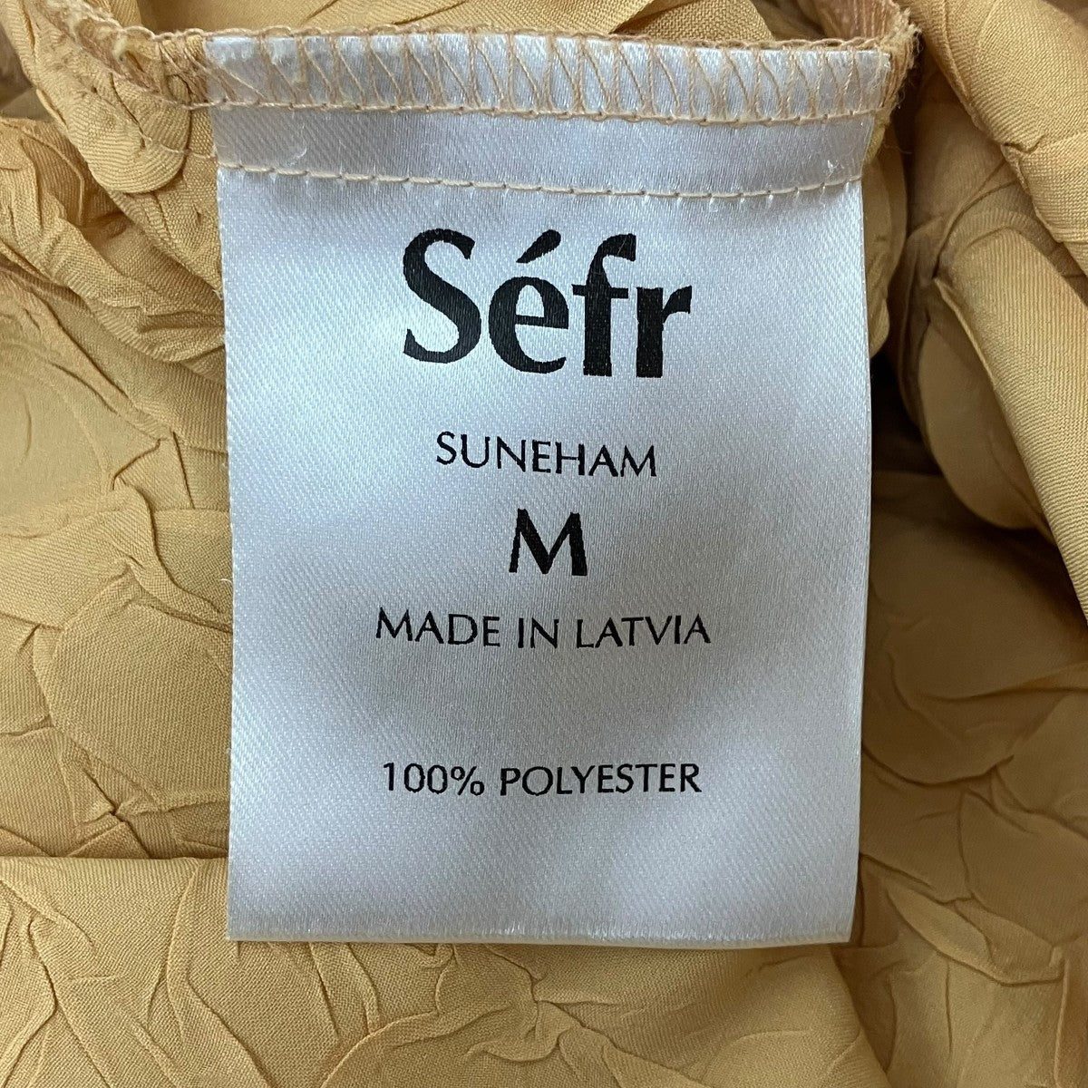 Sefr シワ加工シャツ 古着・中古-5枚目のアイテム画像