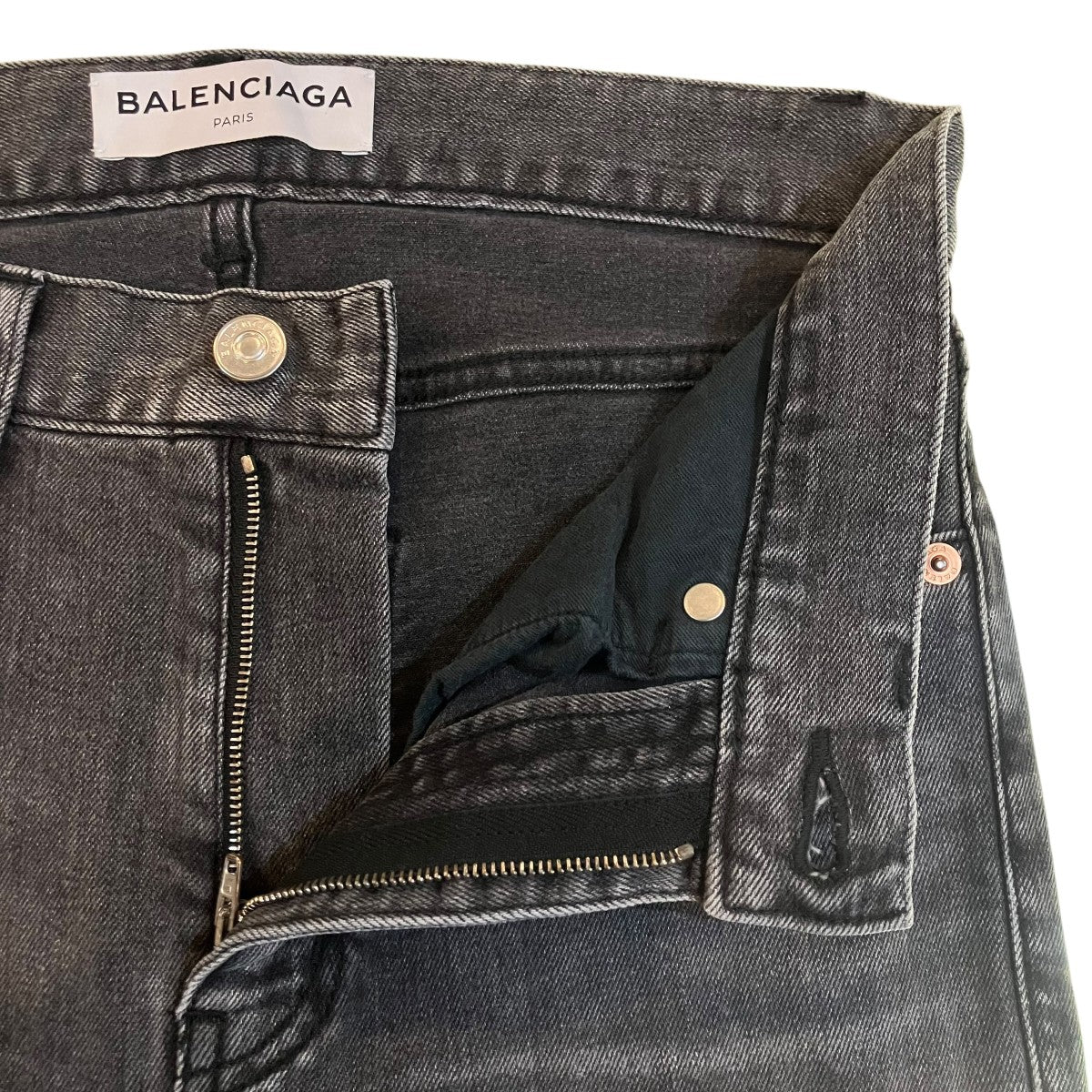 BALENCIAGA 17AW ダメージスキニージーンズ 古着・中古-3枚目のアイテム画像