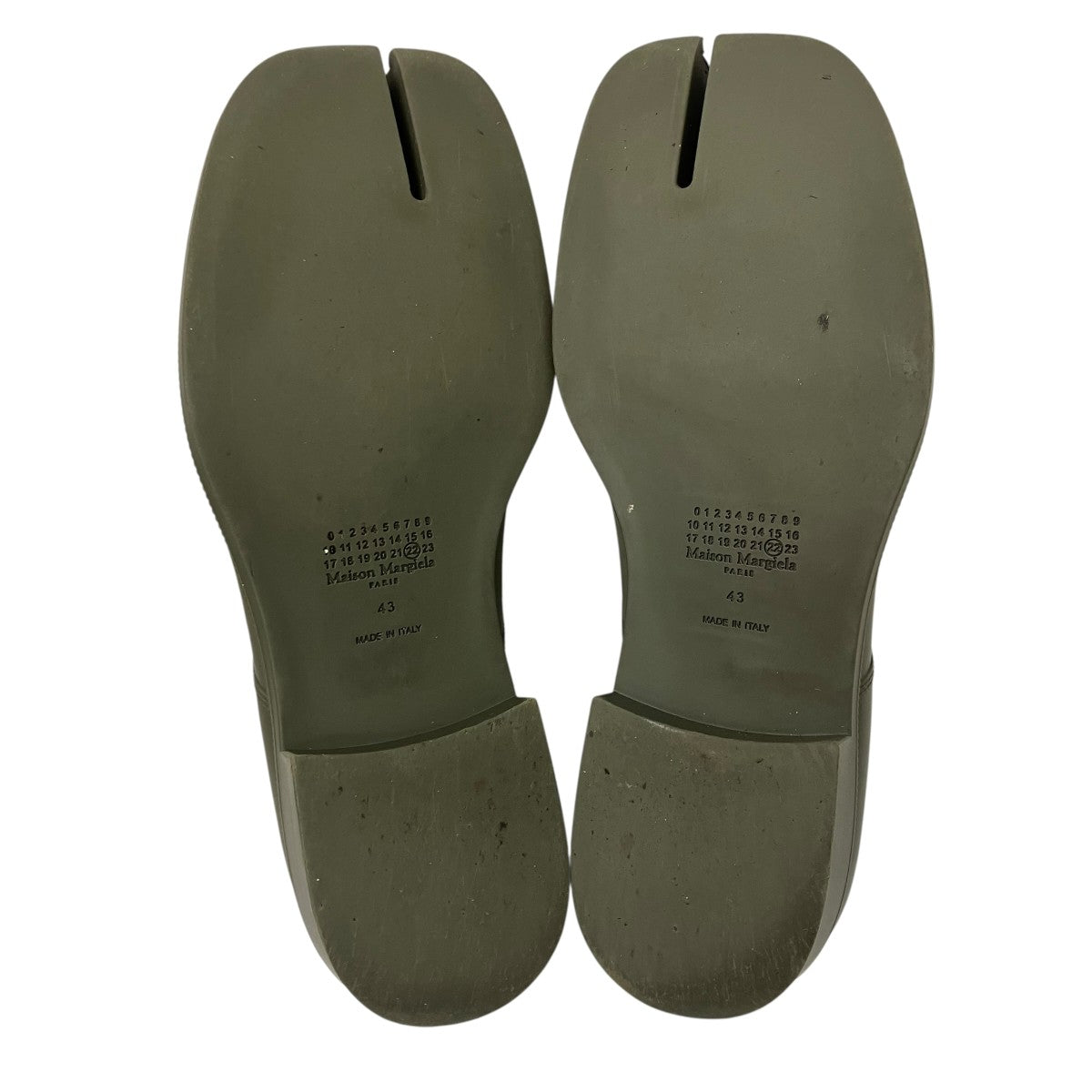 Maison Margiela TABI タビラバーレインシューズ 古着・中古-7枚目のアイテム画像