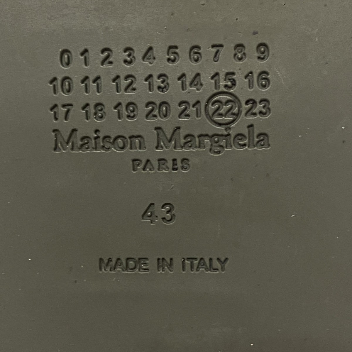 Maison Margiela TABI タビラバーレインシューズ 古着・中古-8枚目のアイテム画像