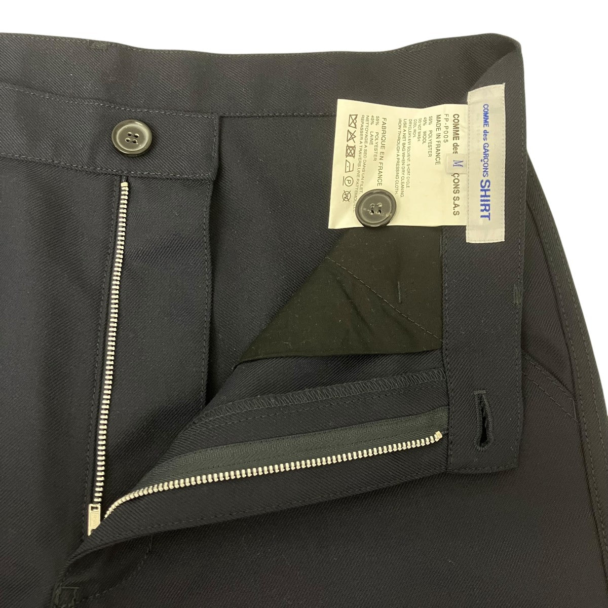 COMME des GARCONS SHIRT Tapered Leg Trouser テーパードトラウザー 古着・中古-3枚目のアイテム画像