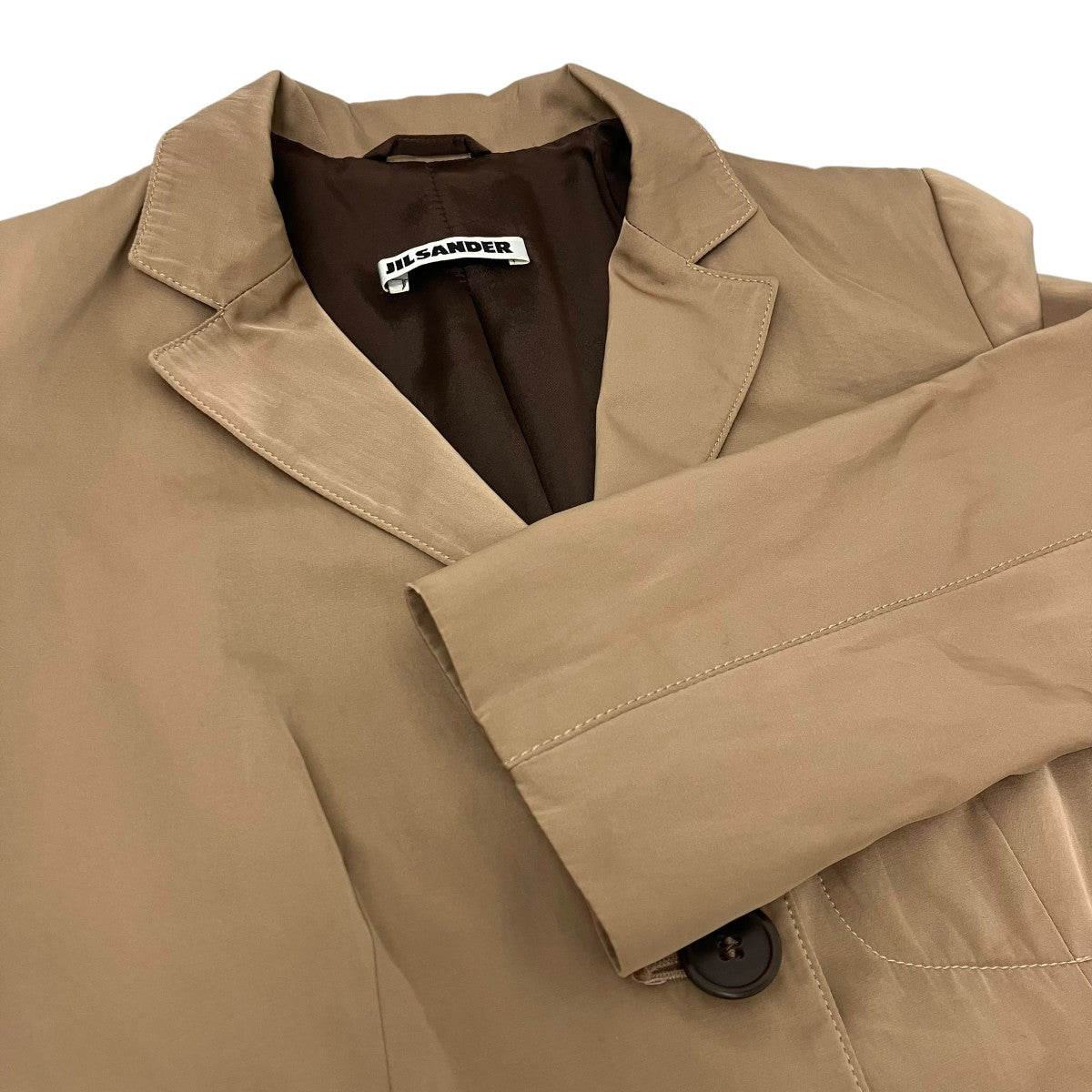 JIL SANDER(ジルサンダー) テーラードジャケット ブラウン サイズ 34