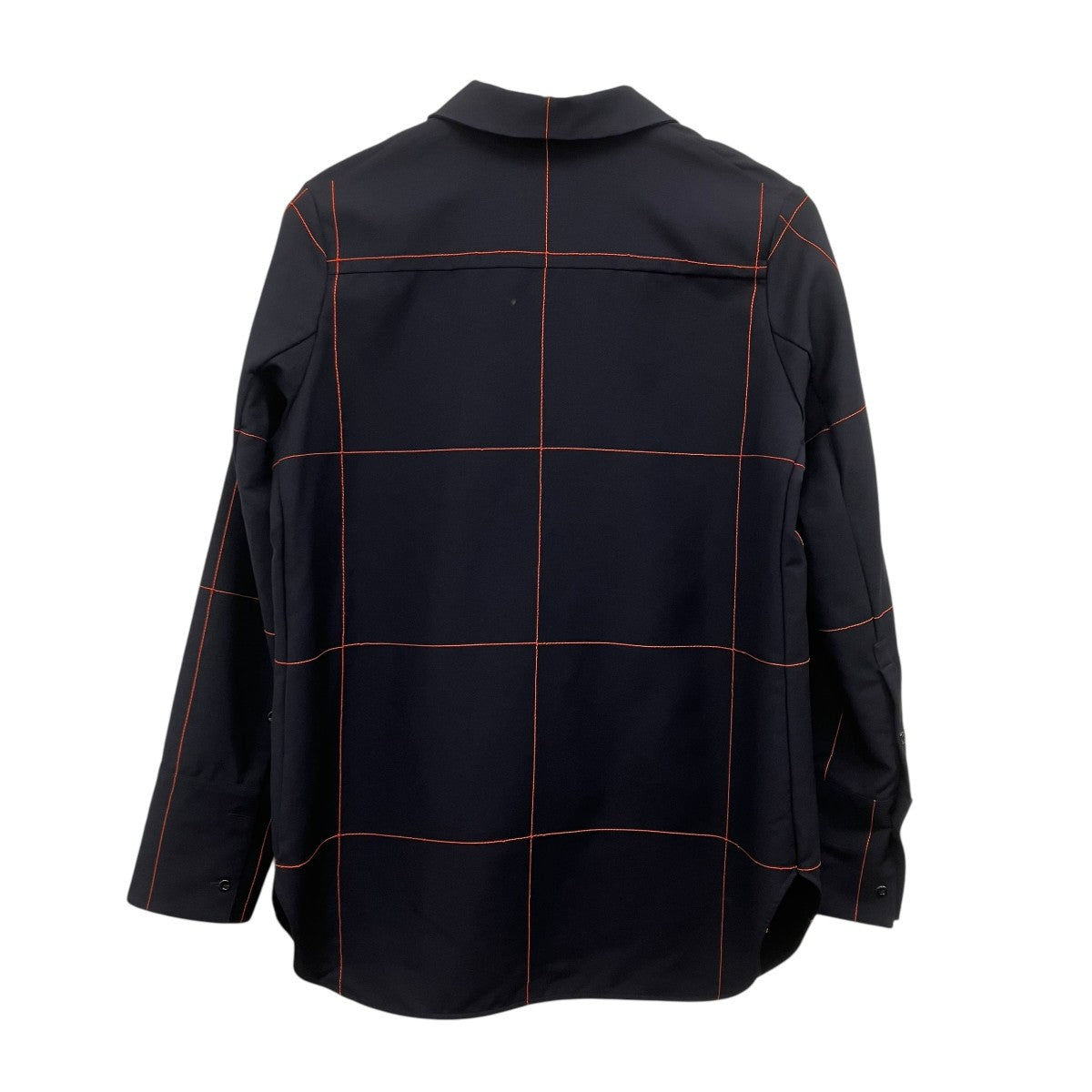 JIL SANDER ギャバジンウール モヘア シャツ 古着・中古-2枚目のアイテム画像