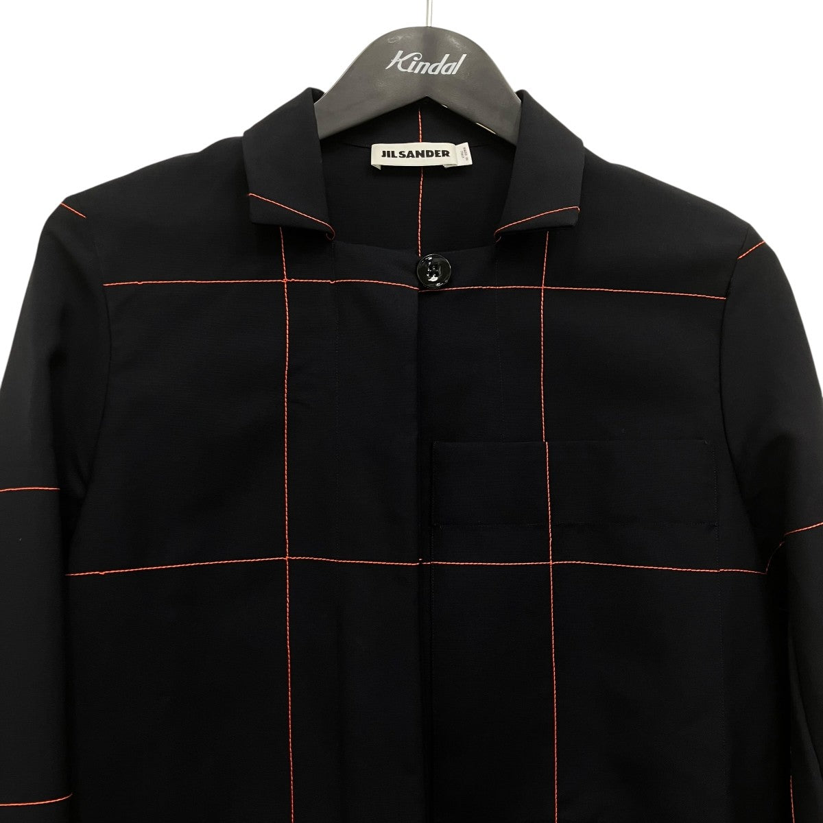 JIL SANDER ギャバジンウール モヘア シャツ 古着・中古-3枚目のアイテム画像