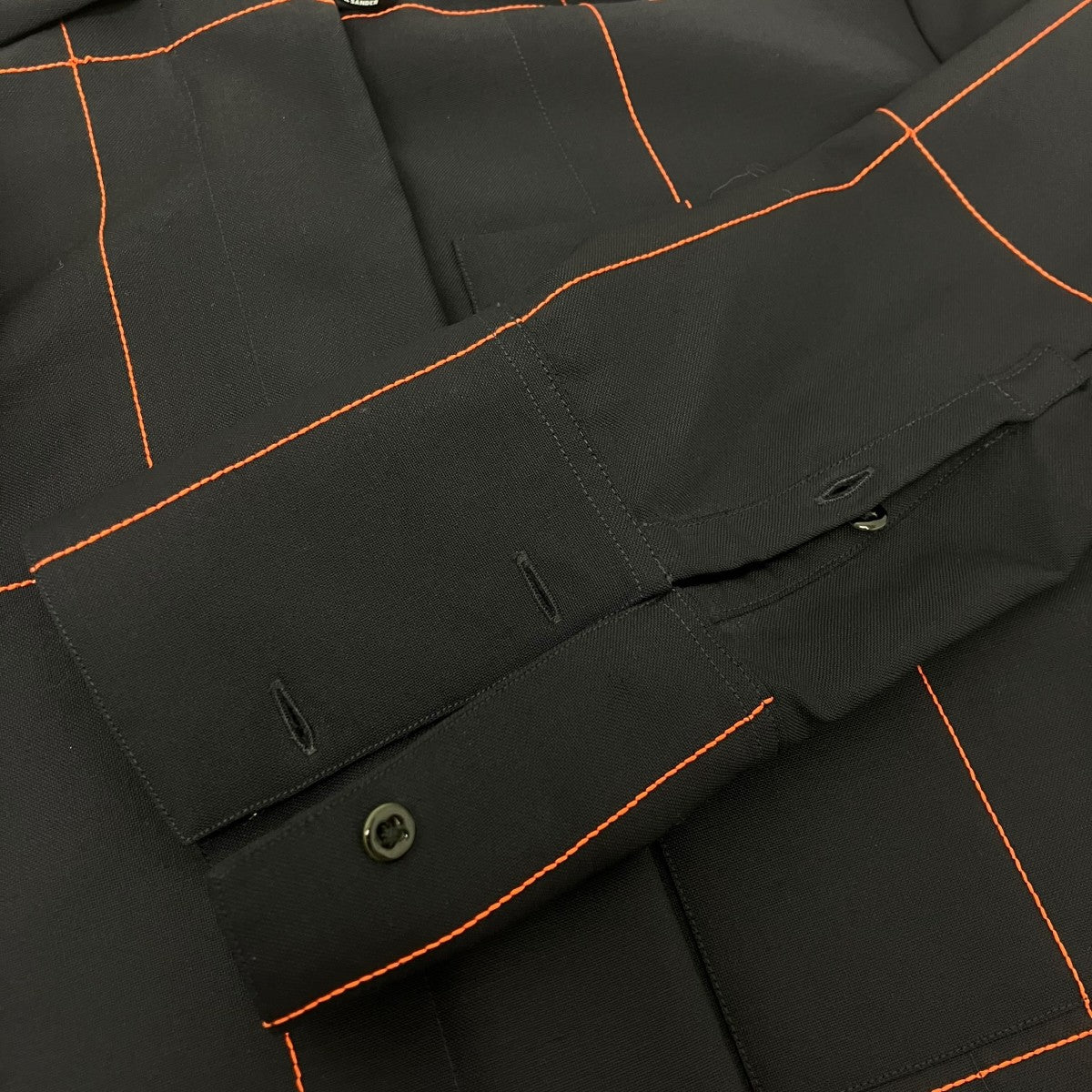 JIL SANDER ギャバジンウール モヘア シャツ 古着・中古-5枚目のアイテム画像