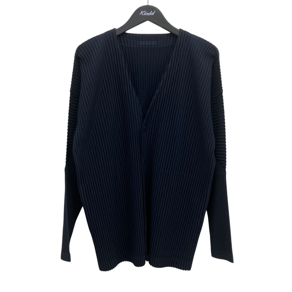 HOMME PLISSE ISSEY MIYAKE プリーツカーディガン 古着・中古-1枚目のアイテム画像