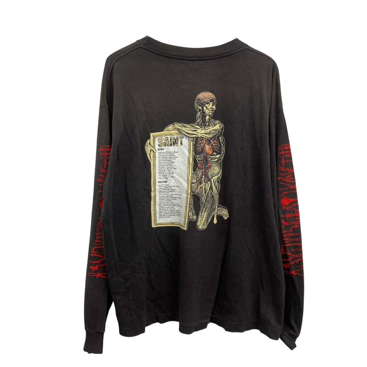 SAINT MICHAEL LS T-SHIRT プリントロングスリーブTシャツ 古着・中古-2枚目のアイテム画像