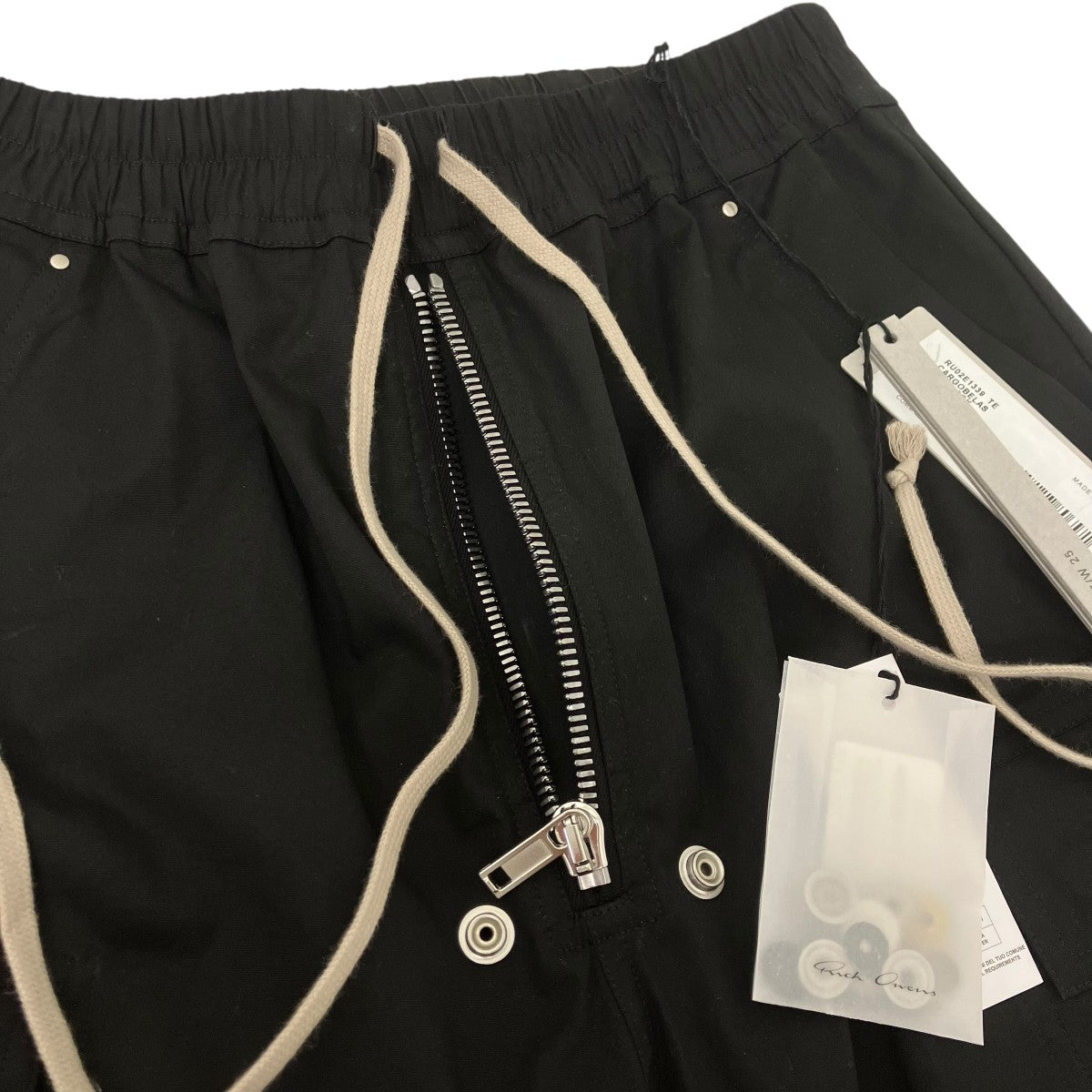 RICK OWENS カーゴベラワイドパンツ 古着・中古-3枚目のアイテム画像