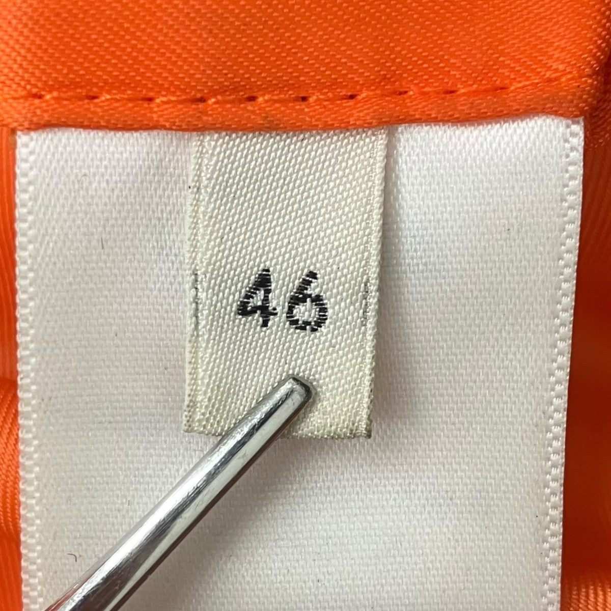 CELINE bi-material jacket MA-1 レザー切替オーバーサイズジャケット 古着・中古-8枚目のアイテム画像