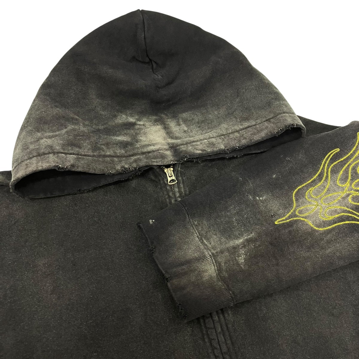 KAMIYA 24AW ロープ ブリーチド ジップアップフーディ 古着・中古-4枚目のアイテム画像