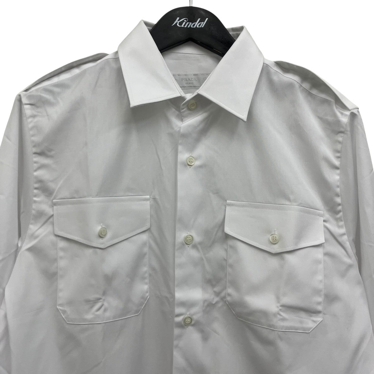 PRADA エポレットシャツ 古着・中古-3枚目のアイテム画像