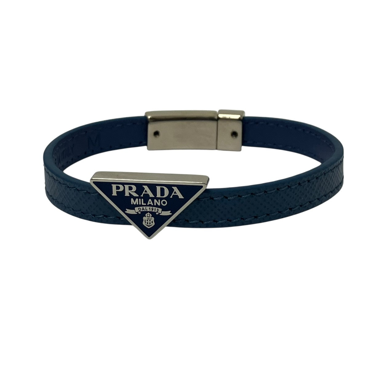 PRADA(プラダ) サフィアーノレザーブレスレット 2IB289 ブルー