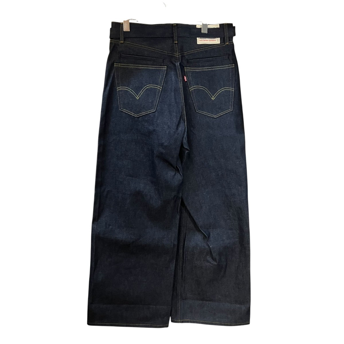sacai×LEVI’S ベルテッドワイドデニム 古着・中古-2枚目のアイテム画像