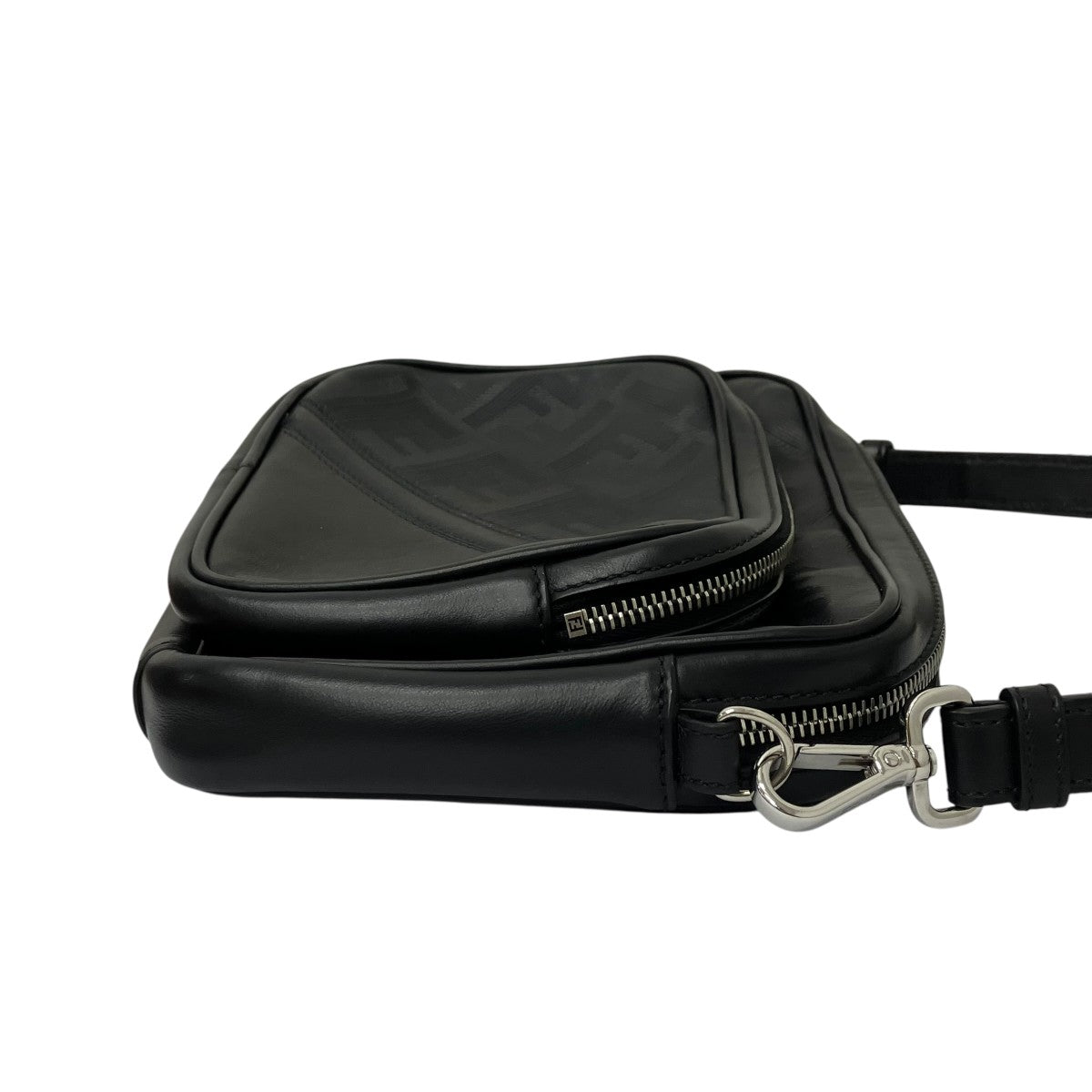 FENDI ダイアゴナルレザーショルダーバッグ 古着・中古-5枚目のアイテム画像