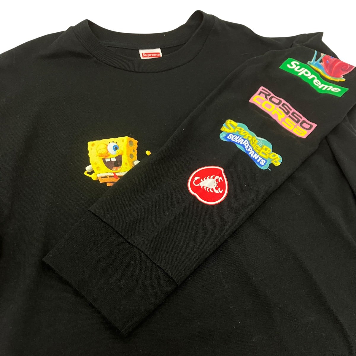 SPONGE BOB CASTELLI L Sプリントカットソー