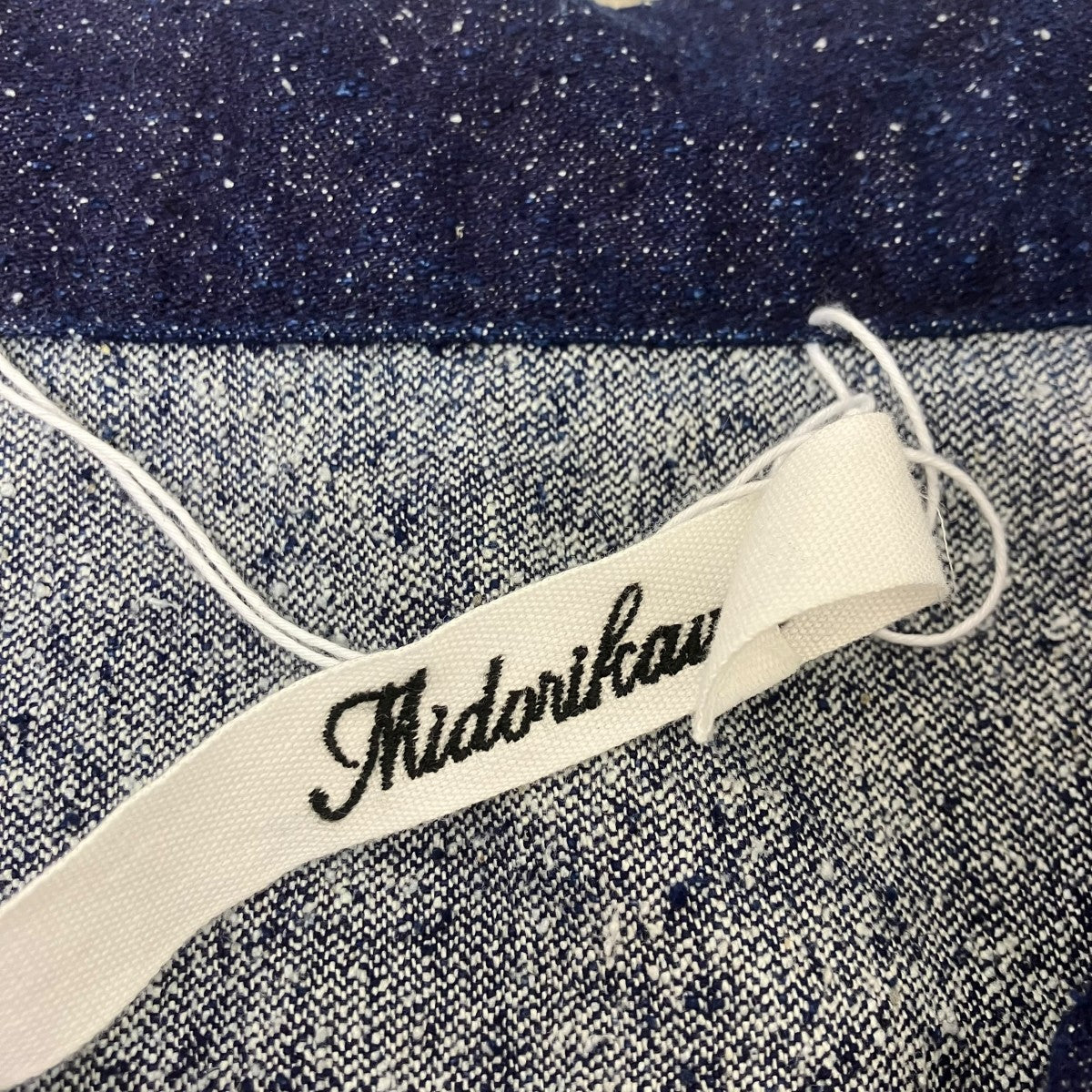 Midorikawa SILK DENIM JACKET デニムジャケット 古着・中古-4枚目のアイテム画像