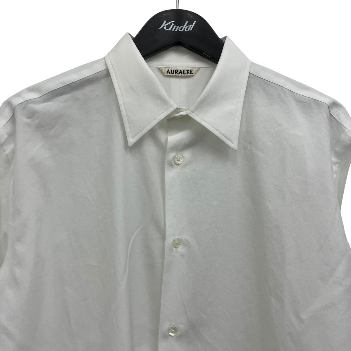 AURALEE ロングスリーブシャツ 古着・中古-3枚目のアイテム画像