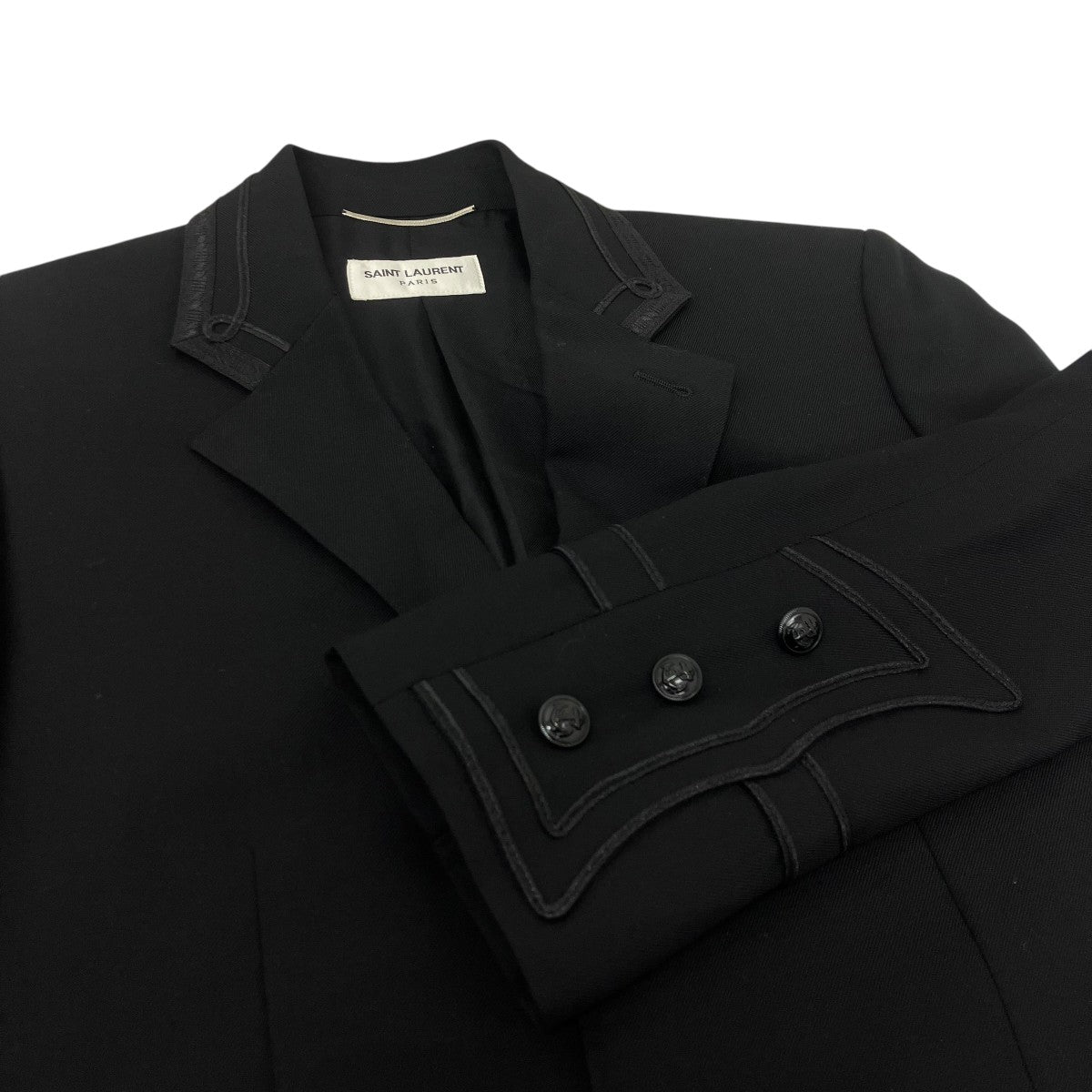 Saint Laurent Paris テーラードジャケット 古着・中古-4枚目のアイテム画像