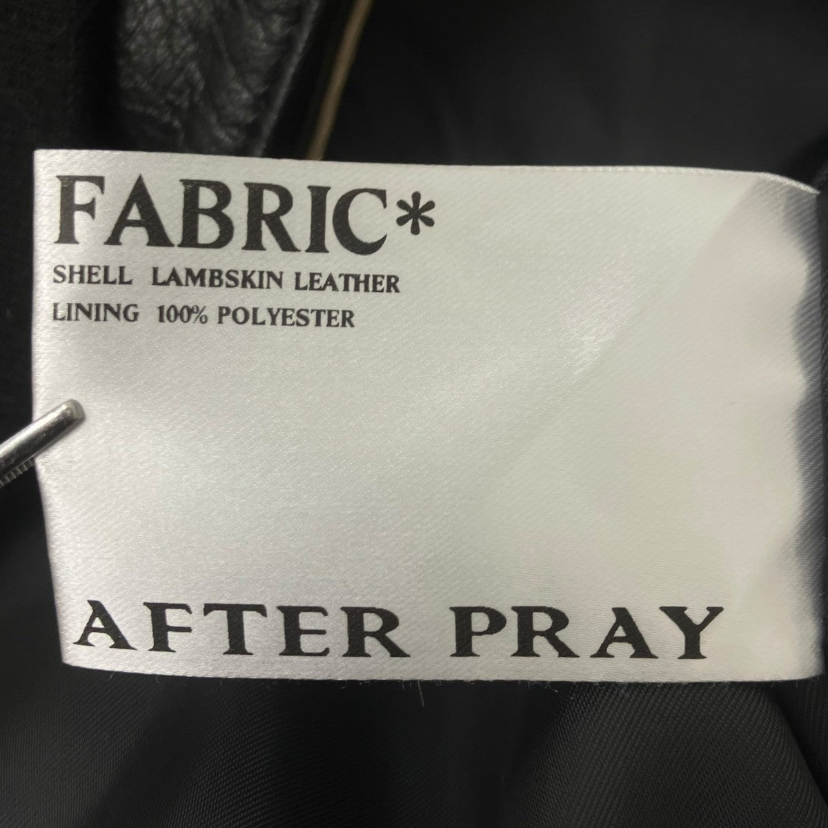 AFTER PRAY レザージャケット 古着・中古-6枚目のアイテム画像