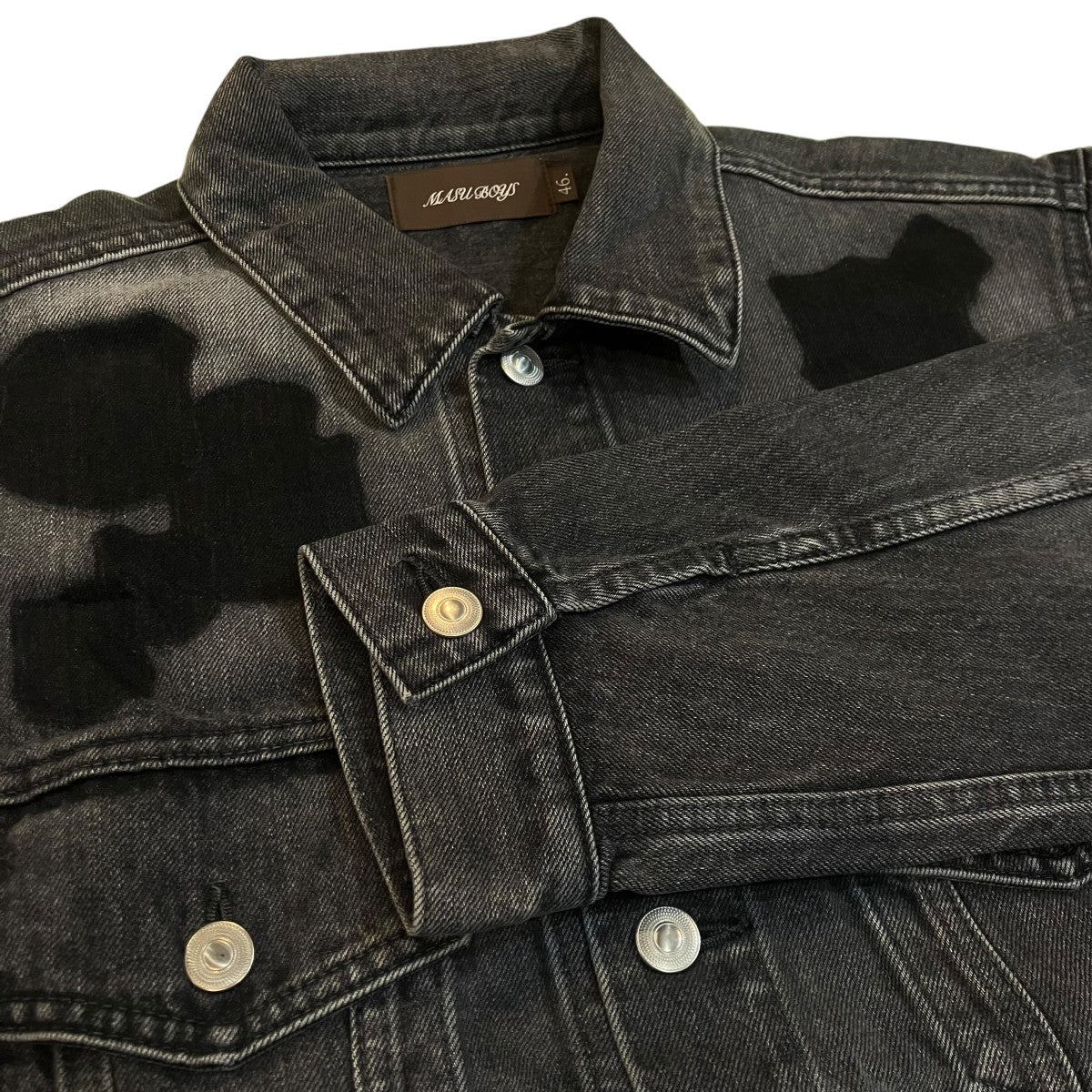 MASU EMBLEM DENIM JACKET デニムジャケット 古着・中古-4枚目のアイテム画像