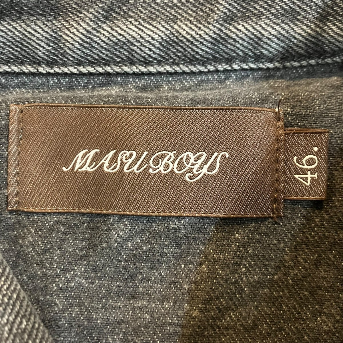 MASU EMBLEM DENIM JACKET デニムジャケット 古着・中古-5枚目のアイテム画像