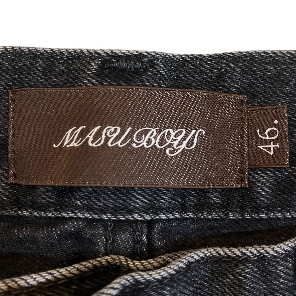 MASU MASU BOYS EMBLEM BAGGY JEANS デニムパンツ 古着・中古-5枚目のアイテム画像