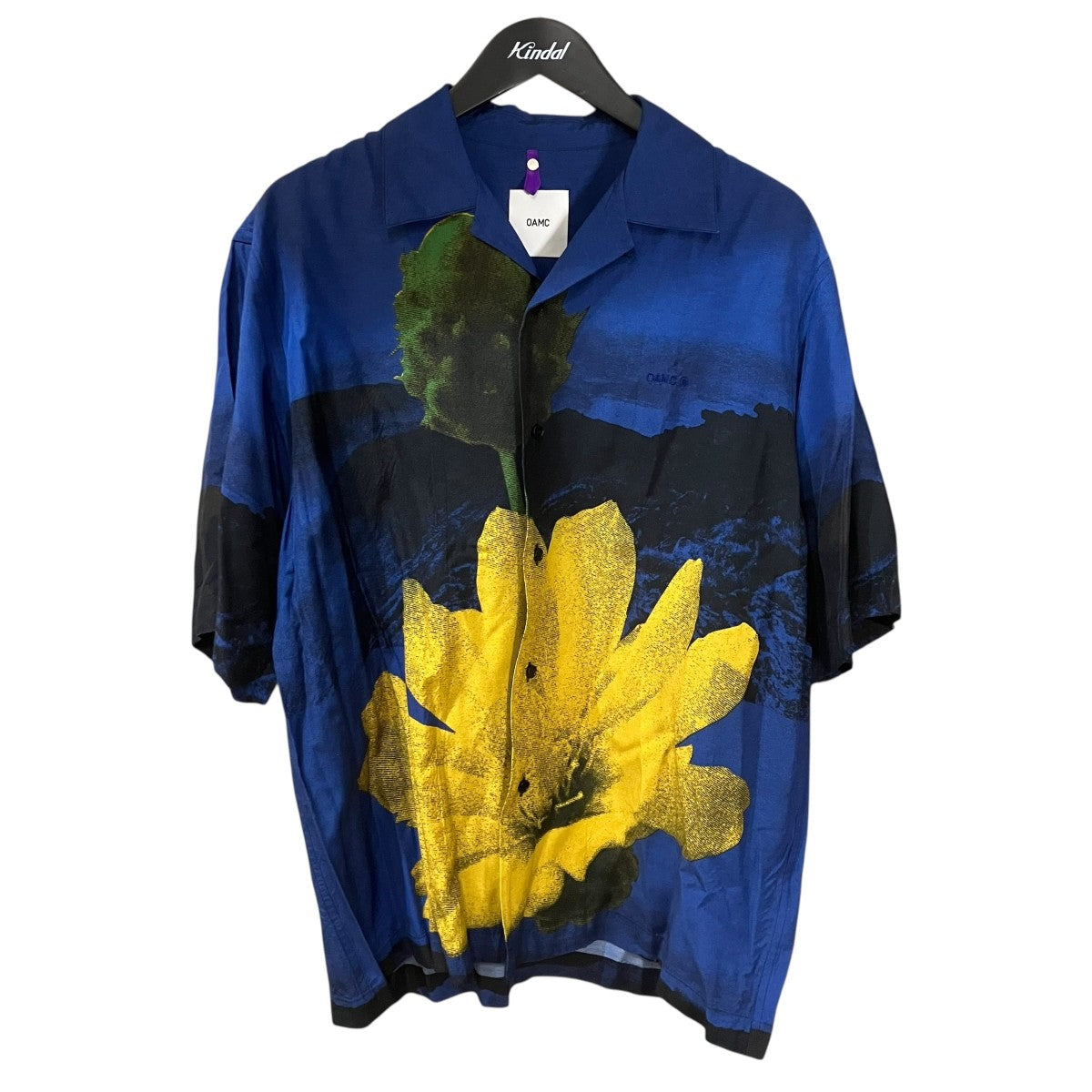 OAMC KURT SHIRT FLORA オープンカラーシャツ 古着・中古-1枚目のアイテム画像